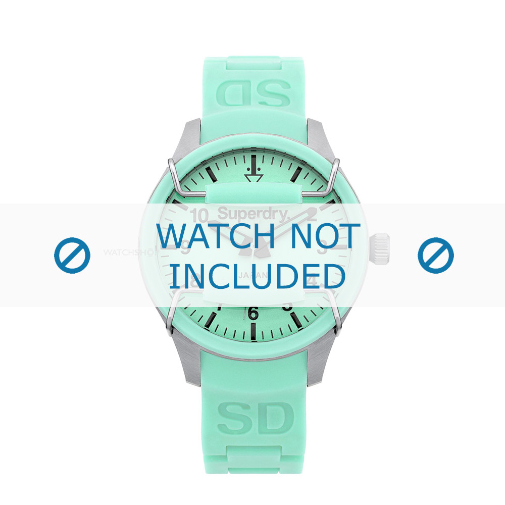 Superdry watch green best sale